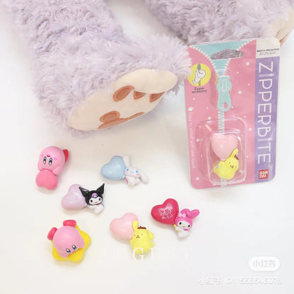 Kirby｜可爱拉链扣/拉链装饰/迷你包挂｜幅約32mm×高さ約35mm×奥行約30mm