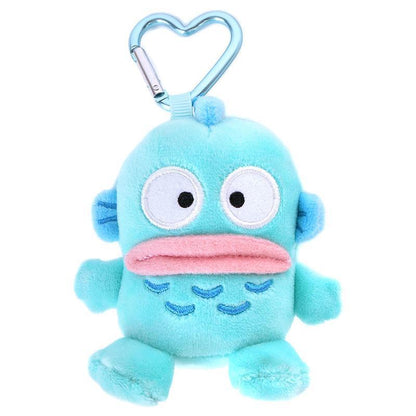 Sanrio｜Plush Mascot Holder with Heart Carabine /Plush Keychainr｜6×4×10cm approx.