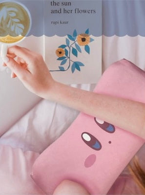 Kirby｜双面图案可爱记忆枕回弹式靠枕/腰枕/手枕｜19cm×38cm×7cm