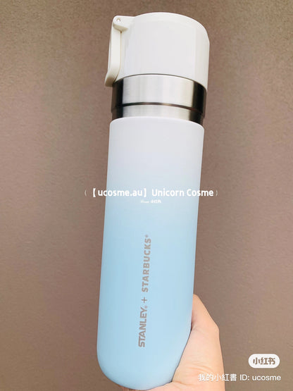 Starbucks星巴克｜stanley史丹利联名/渐变色可携带可拎超大容量保温杯/水壶｜710ml