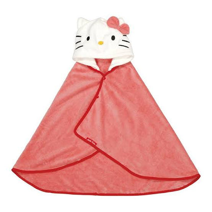 Sanrio｜儿童可爱吸水速干毛巾/一体式浴巾/干发帽｜约縦108×横92cm