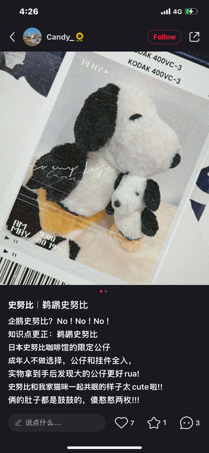 Snoopy｜Nagoya cafe限定鹈鹕脚丫限定毛绒玩偶公仔/好像企鹅的鹈鹕