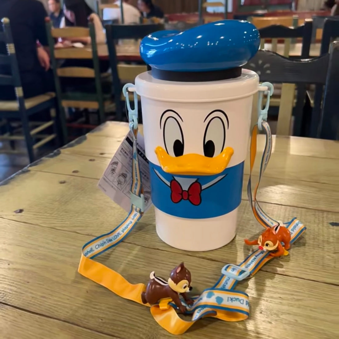 Disney｜唐老鸭/鸭鸭可伸缩/折叠三段式爆米花桶/奇奇蒂蒂肩带/奇奇蒂蒂挂件可单独取下