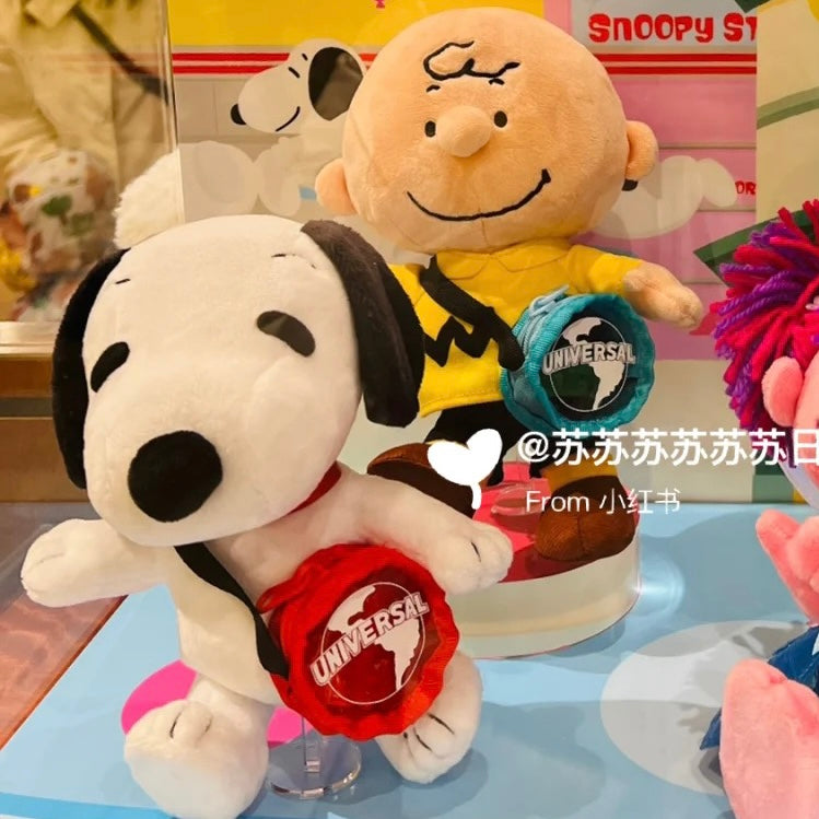 Snoopy｜史努比/查理背小书包玩偶/小书包有拉链可做零钱包