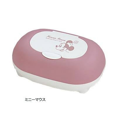 Disney｜日本制米奇米妮耐高温湿纸巾保湿纸巾盒/小物收纳盒｜W190×D130×H75mm