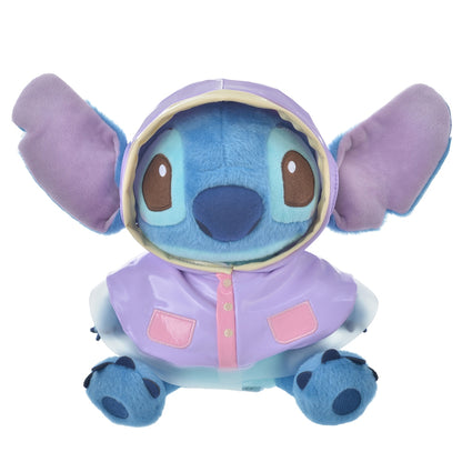 Disney｜雨衣限定毛绒公仔玩偶/小熊维尼/史迪仔｜高约25cm