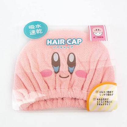 Kirby｜可爱速干吸水立体干发帽/弹力足/儿童成人都可用｜約228×230ｍｍ