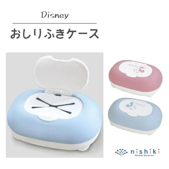 Disney｜日本制米奇米妮耐高温湿纸巾保湿纸巾盒/小物收纳盒｜W190×D130×H75mm