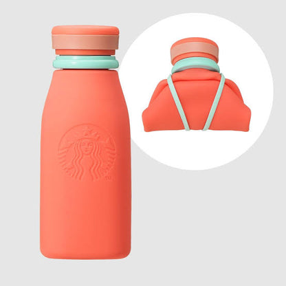 Starbucks日本星巴克｜耐热耐冷可折叠便携杯/小粽子杯｜355ml