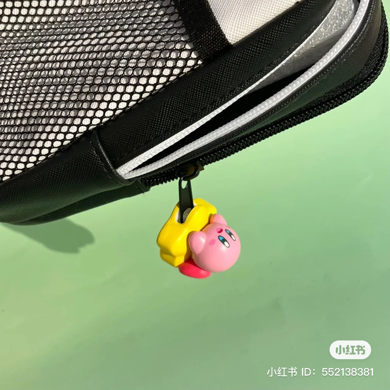 Kirby｜可爱拉链扣/拉链装饰/迷你包挂｜幅約32mm×高さ約35mm×奥行約30mm