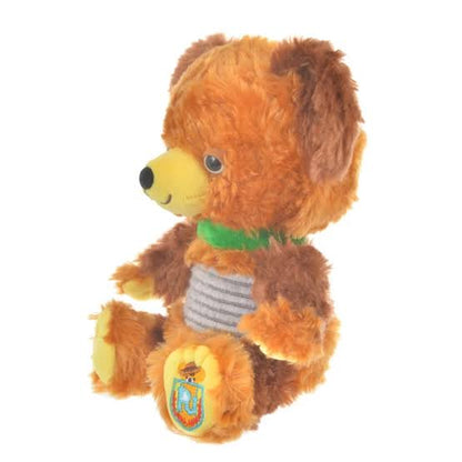 Disney｜毕业礼物/unibear大学熊毛茸茸熊熊公仔/脚底有铭牌｜高さ約26×幅24×奥行き15(cm)