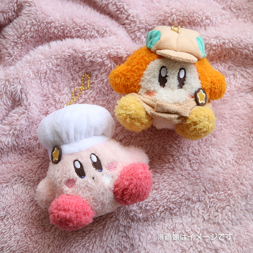 Kirby｜cafe厨房限定毛茸茸卷毛挂件｜約H120×W120×D70mm