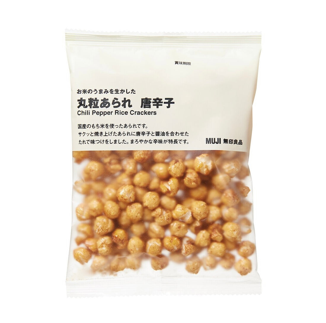 Muji|唐辛子辣味脆米球/日本糯米制|58g【23.08.11】