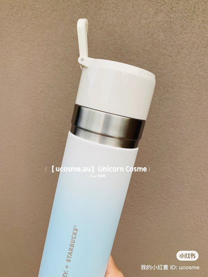 Starbucks星巴克｜stanley史丹利联名/渐变色可携带可拎超大容量保温杯/水壶｜710ml