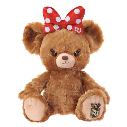 Disney｜毕业礼物/unibear大学熊毛茸茸熊熊公仔/脚底有铭牌｜高さ約26×幅24×奥行き15(cm)