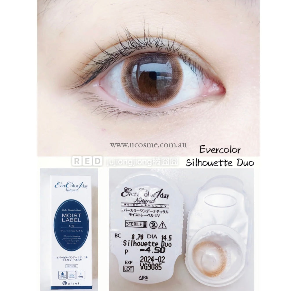 Ever Color 1Daymoist Label Uvsilhouette Duo/14.5Mm20