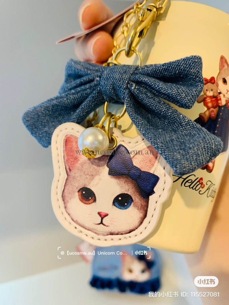 Hello kitty凯蒂猫|USJ 新版kitty皮质珍珠蝴蝶结挂件 – Unicorn Cosmetics
