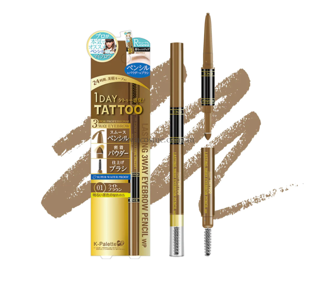 K-Palette1 Day Tattoo0.4G 01 Light Brown