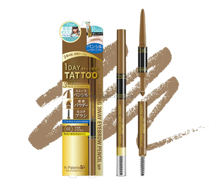 K-Palette1 Day Tattoo0.4G 01 Light Brown